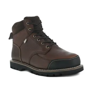 Iron Age Men's Dozer 6" Steel Toe Flex Met Guard Work Boot - Brown - IA0163