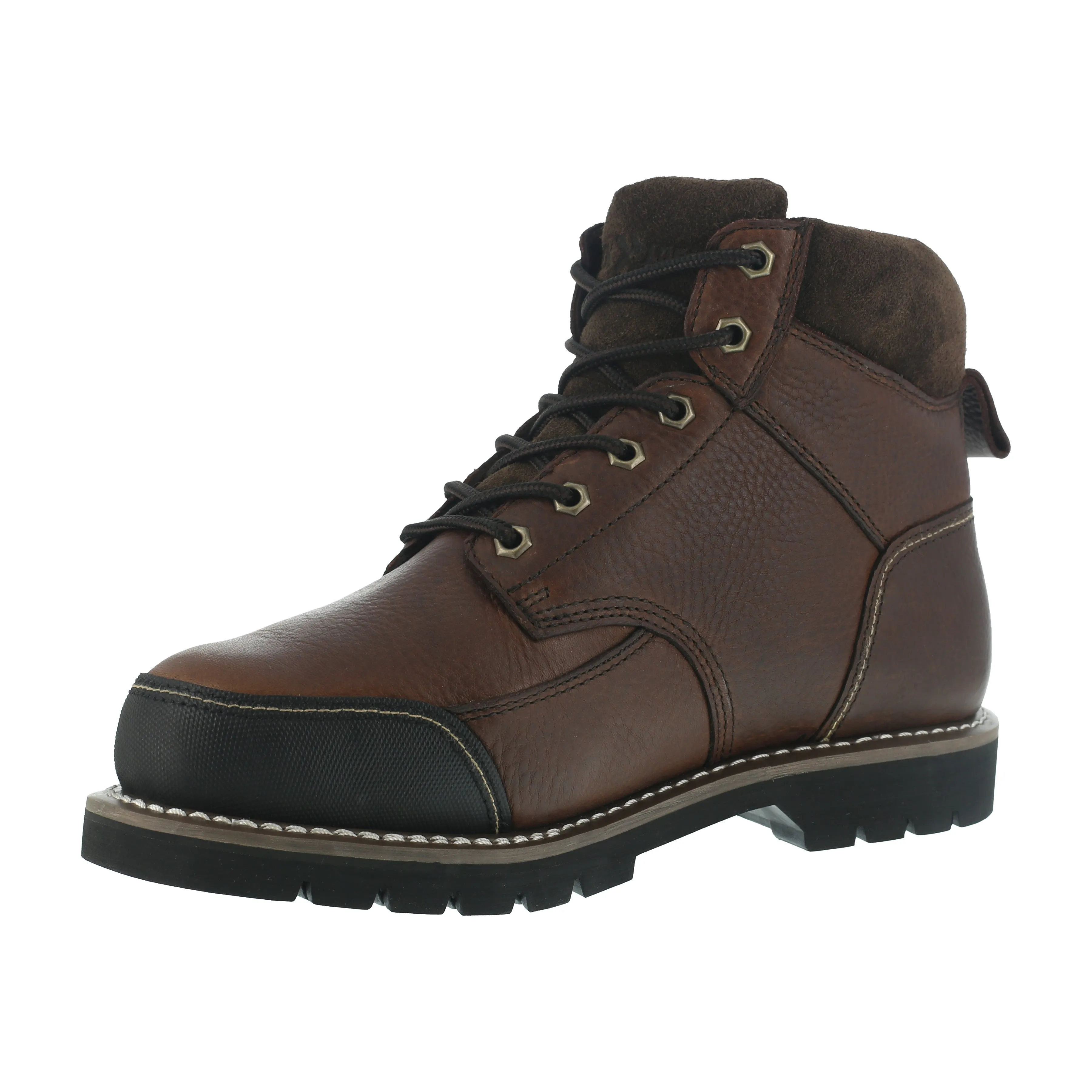 Iron Age Men's Dozer 6" Steel Toe Flex Met Guard Work Boot - Brown - IA0163