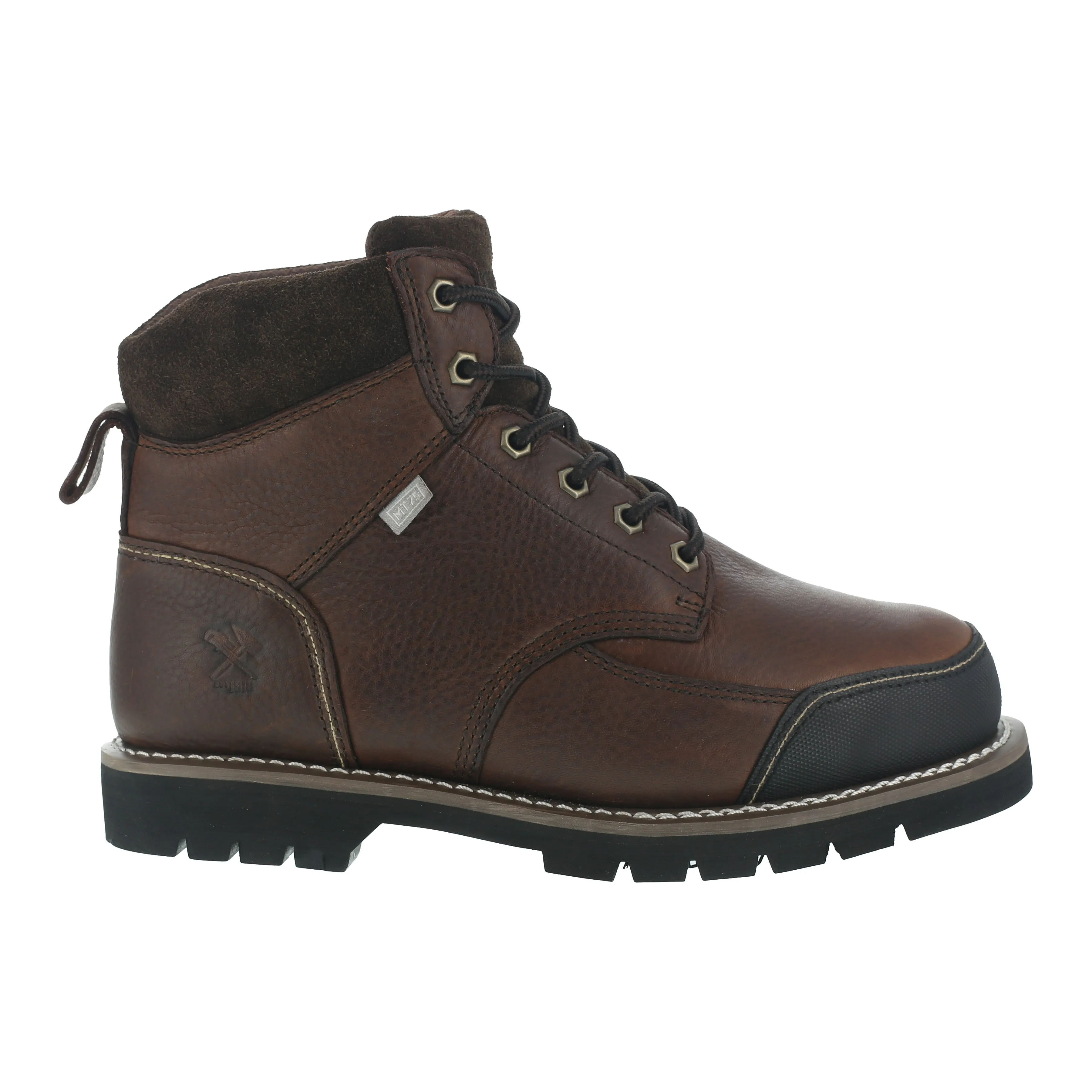 Iron Age Men's Dozer 6" Steel Toe Flex Met Guard Work Boot - Brown - IA0163