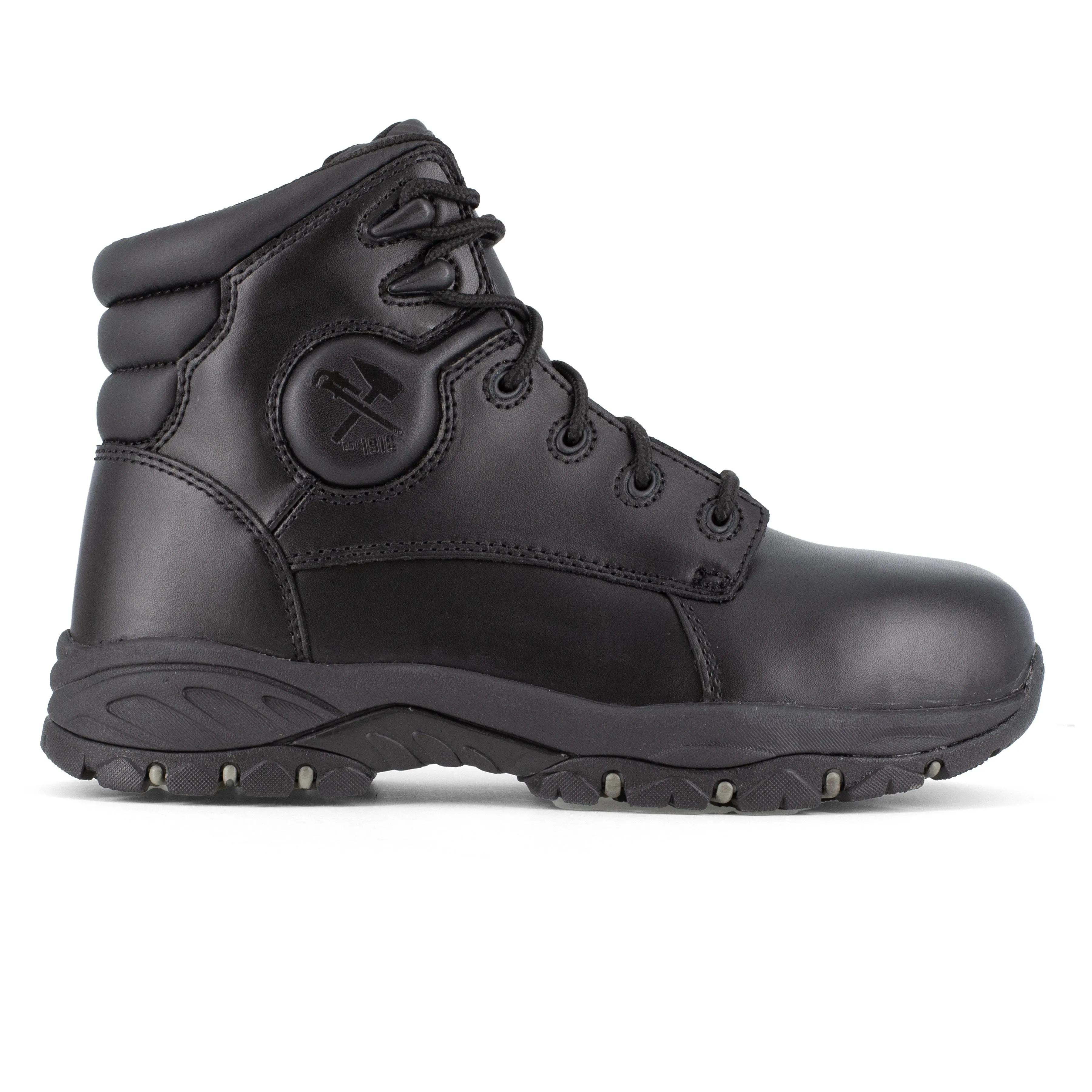 Iron Age Men's Ground Finish 6" Steel Toe Work Boot - Black - IA5150