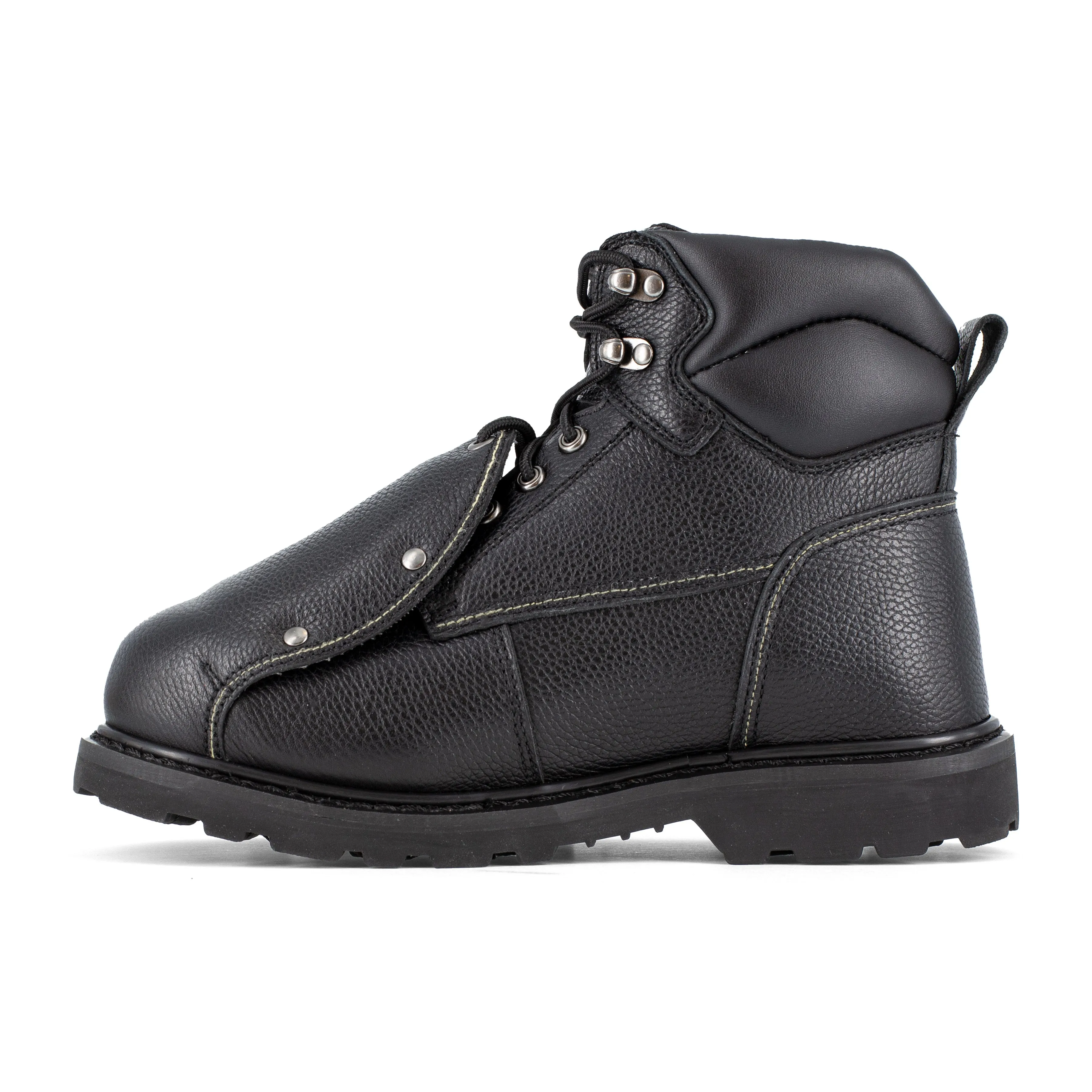 Iron Age Men's Groundbreaker 6" Steel Toe External Work Boot - Black - IA5016