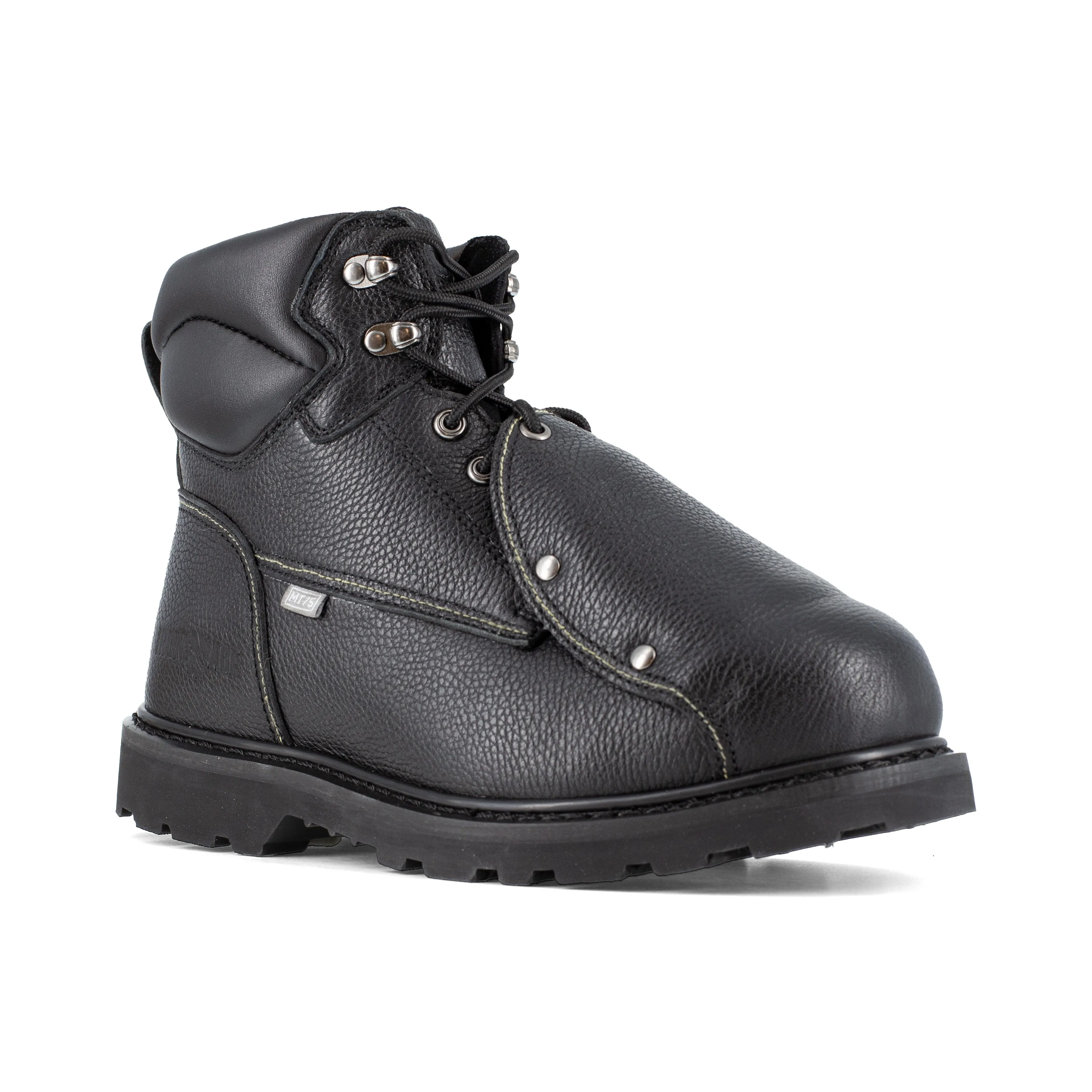 Iron Age Men's Groundbreaker 6" Steel Toe External Work Boot - Black - IA5016