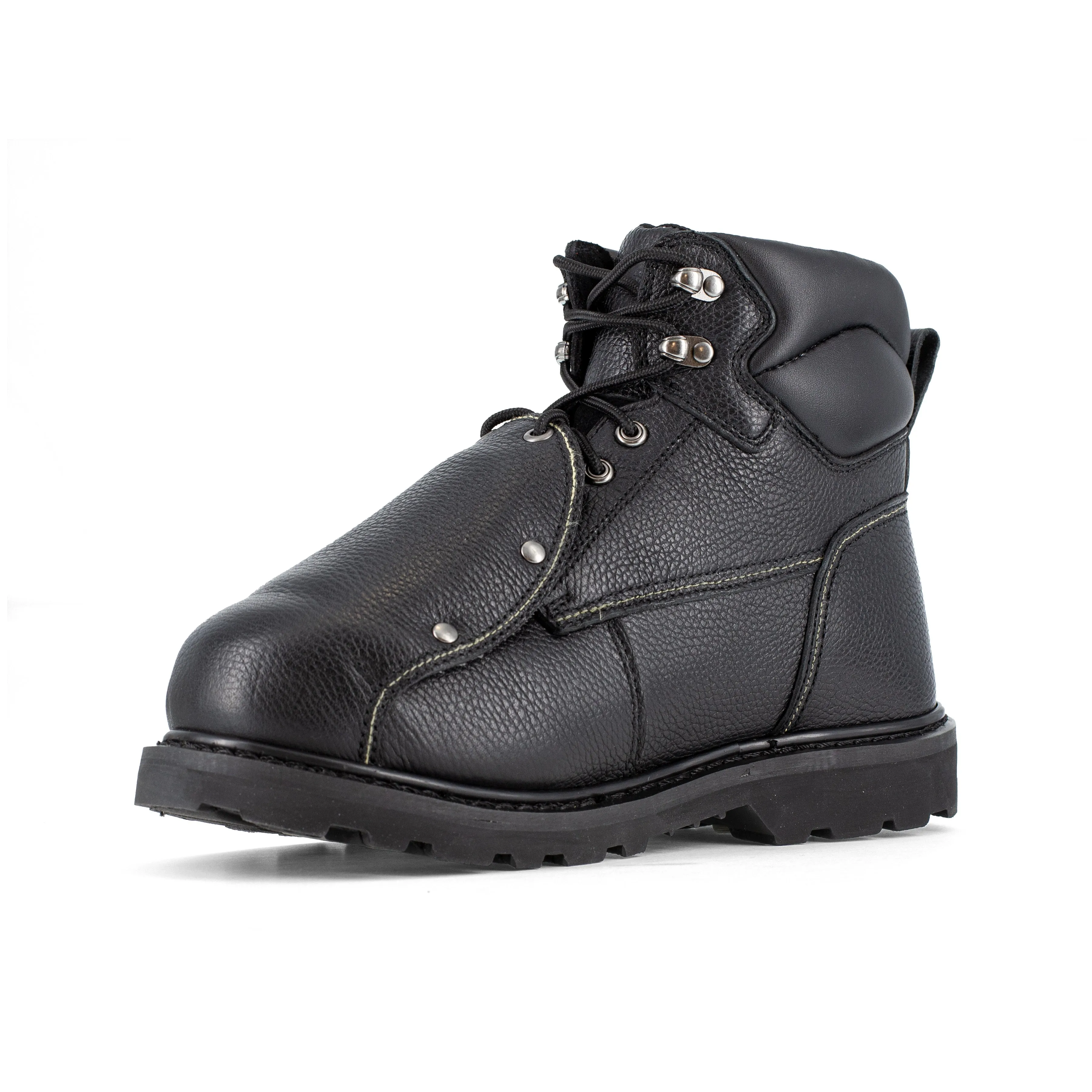 Iron Age Men's Groundbreaker 6" Steel Toe External Work Boot - Black - IA5016