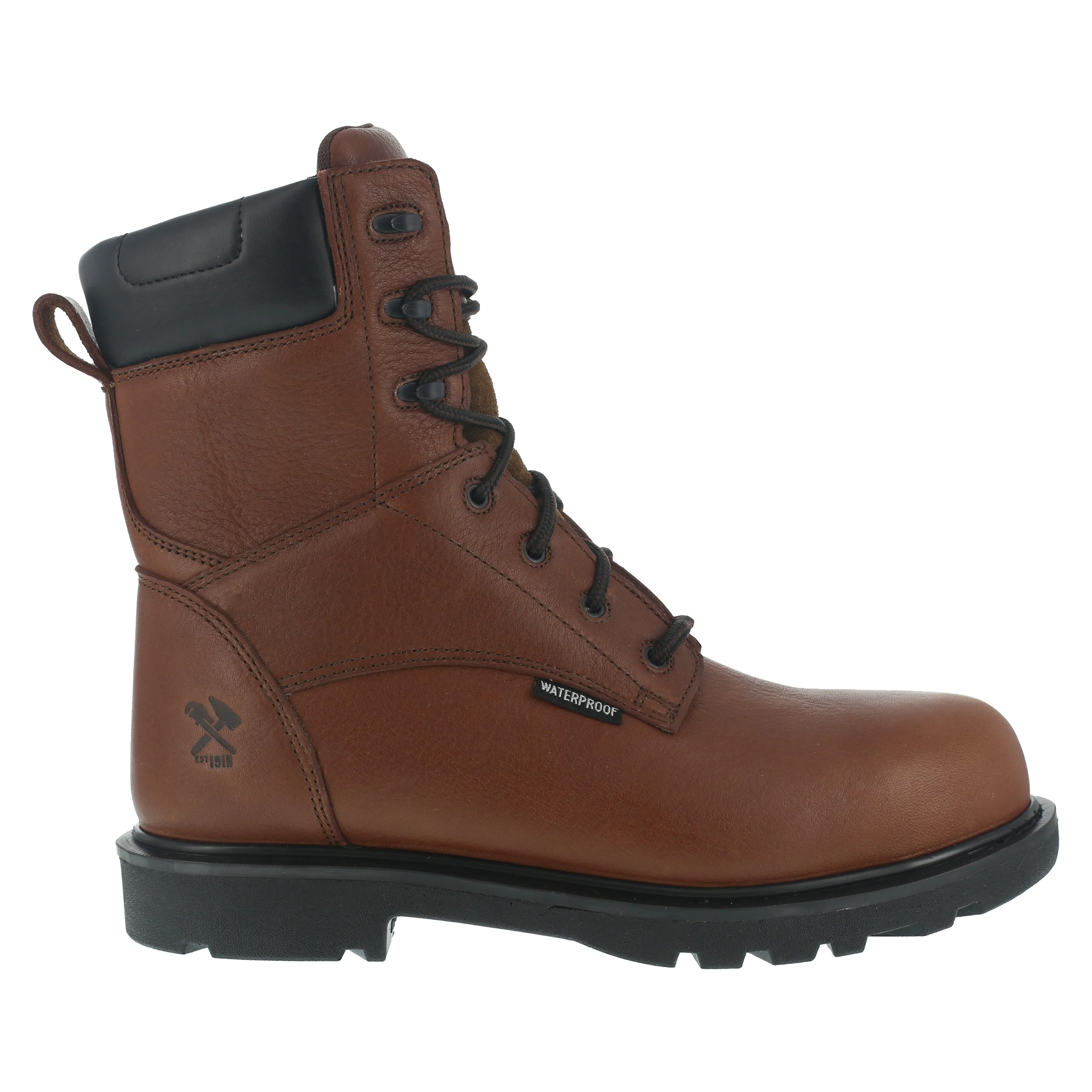 Iron Age Men's Hauler 8" Composite Toe Waterproof Work Boot - Brown - IA0180