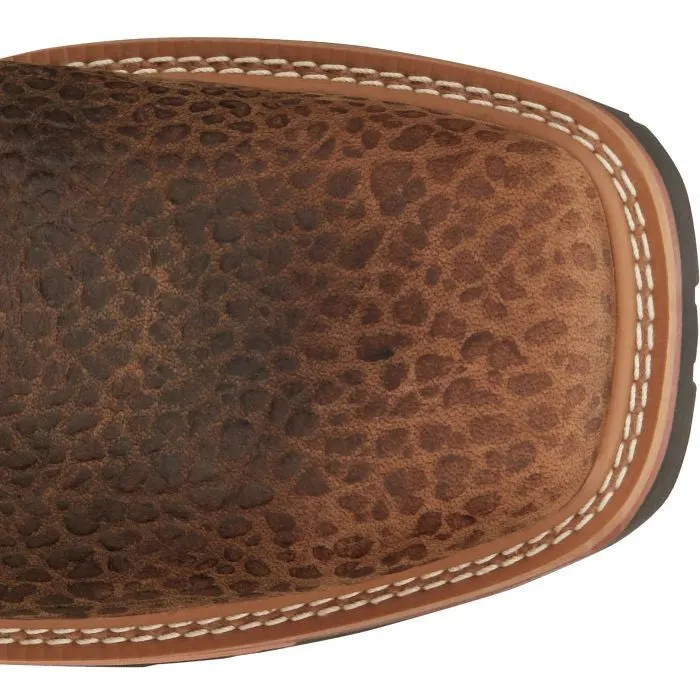 Justin Men's Dalhart 12" Nano Composite Toe Western Work Boot -Brown- SE4218