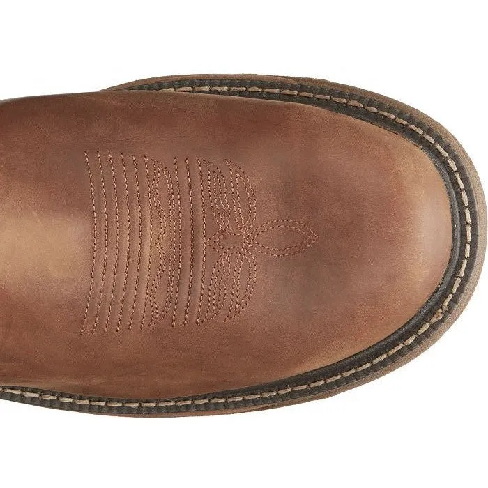 Justin Men's Rush 11" Nano Composite Toe Western Work Boot -Brown- SE4334