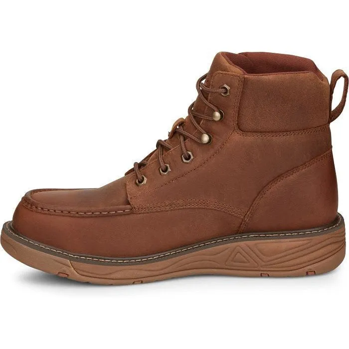 Justin Men's Rush 6" Nano Composite Toe Work Boot -Brown- SE471
