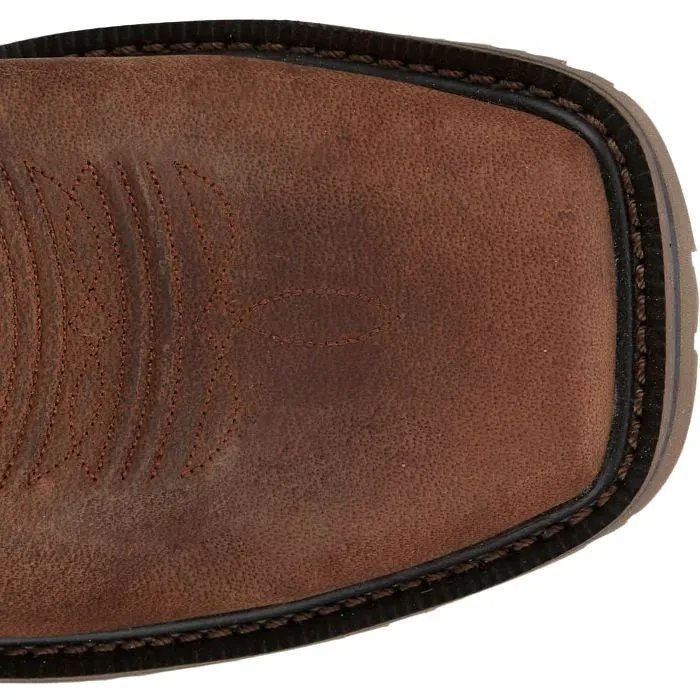 Justin Men's Wolfe 11" Nano Composite Toe Western Work Boot Brown - SE4752