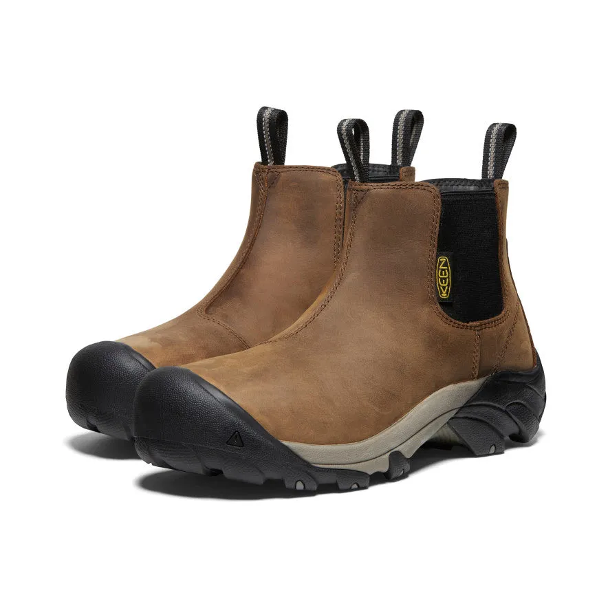 Keen Men's Lansing Chelsea (Steel Toe)  |  Dark Earth/Black