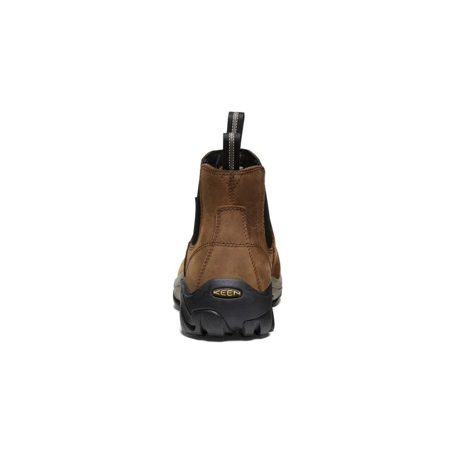 Keen Men's Lansing Chelsea (Steel Toe)  |  Dark Earth/Black
