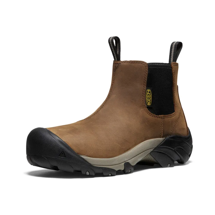 Keen Men's Lansing Chelsea (Steel Toe)  |  Dark Earth/Black