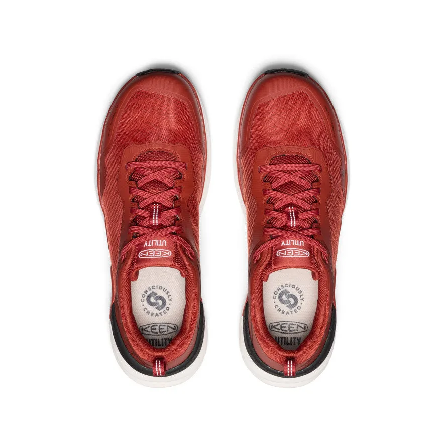 Keen Men's Speedworks Work Sneaker (Carbon Toe)  |  Red Ochre/Black