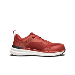 Keen Men's Speedworks Work Sneaker (Carbon Toe)  |  Red Ochre/Black