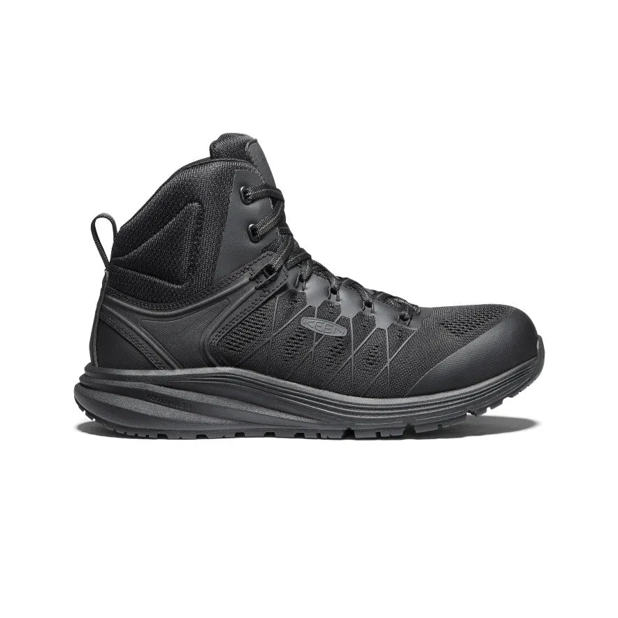 Keen Men's Vista Energy Mid (Carbon Toe)  |  Black/Raven