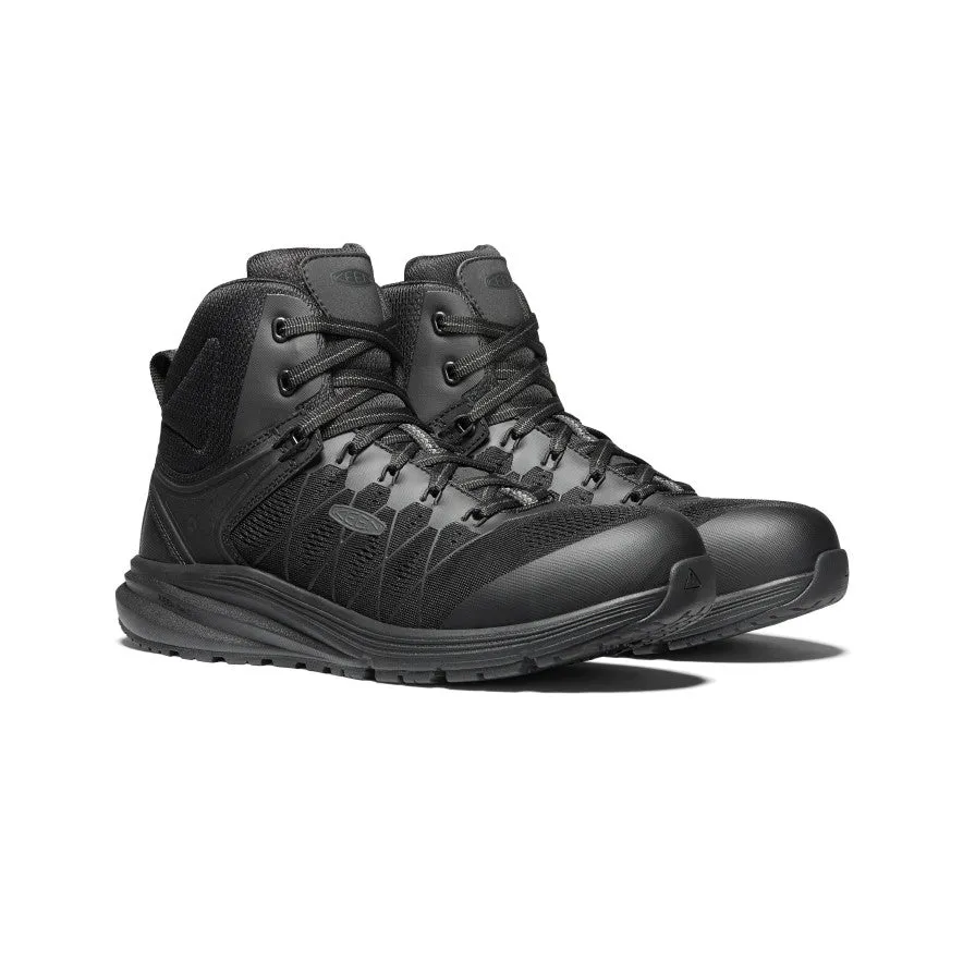 Keen Men's Vista Energy Mid (Carbon Toe)  |  Black/Raven