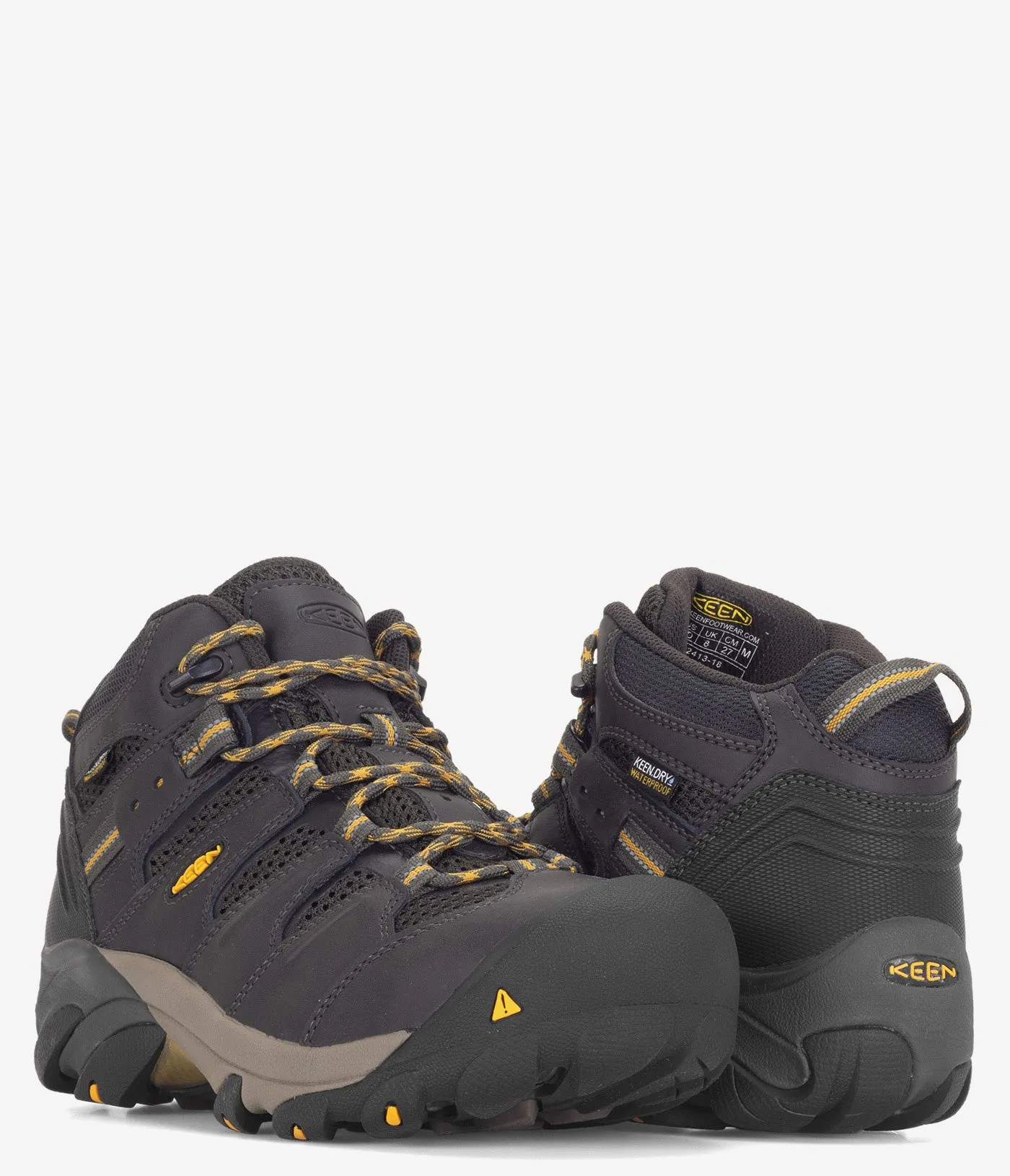 KEEN Utility Lansing Mid Waterproof Safety Toe Hiker Boot - Men
