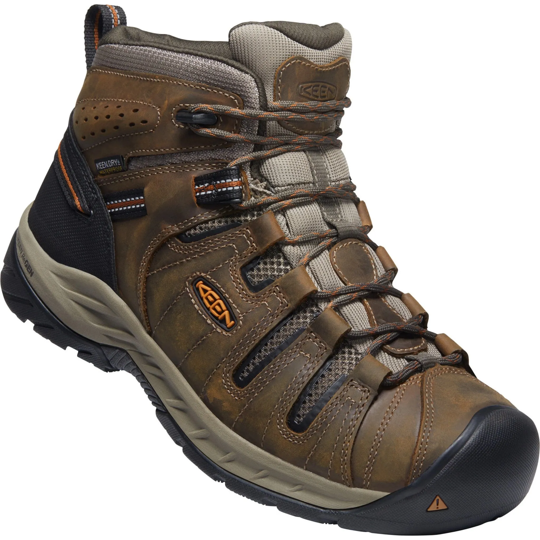 Keen Utility Men's Flint II Mid Soft Toe Waterproof Work Boot- Olive - 1025613