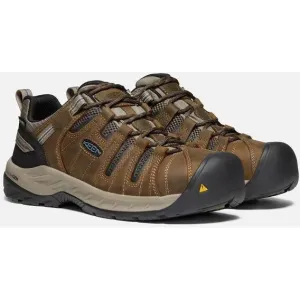 Keen Utility Men's Flint II Steel Toe Waterproof Work Shoe - Brown - 1023236