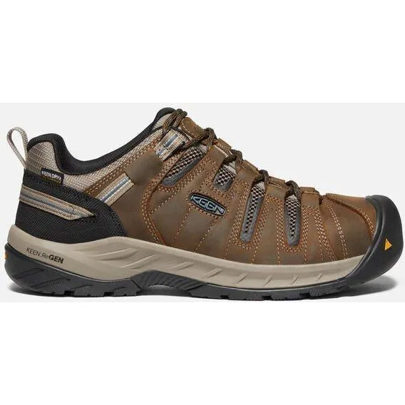 Keen Utility Men's Flint II Steel Toe Waterproof Work Shoe - Brown - 1023236