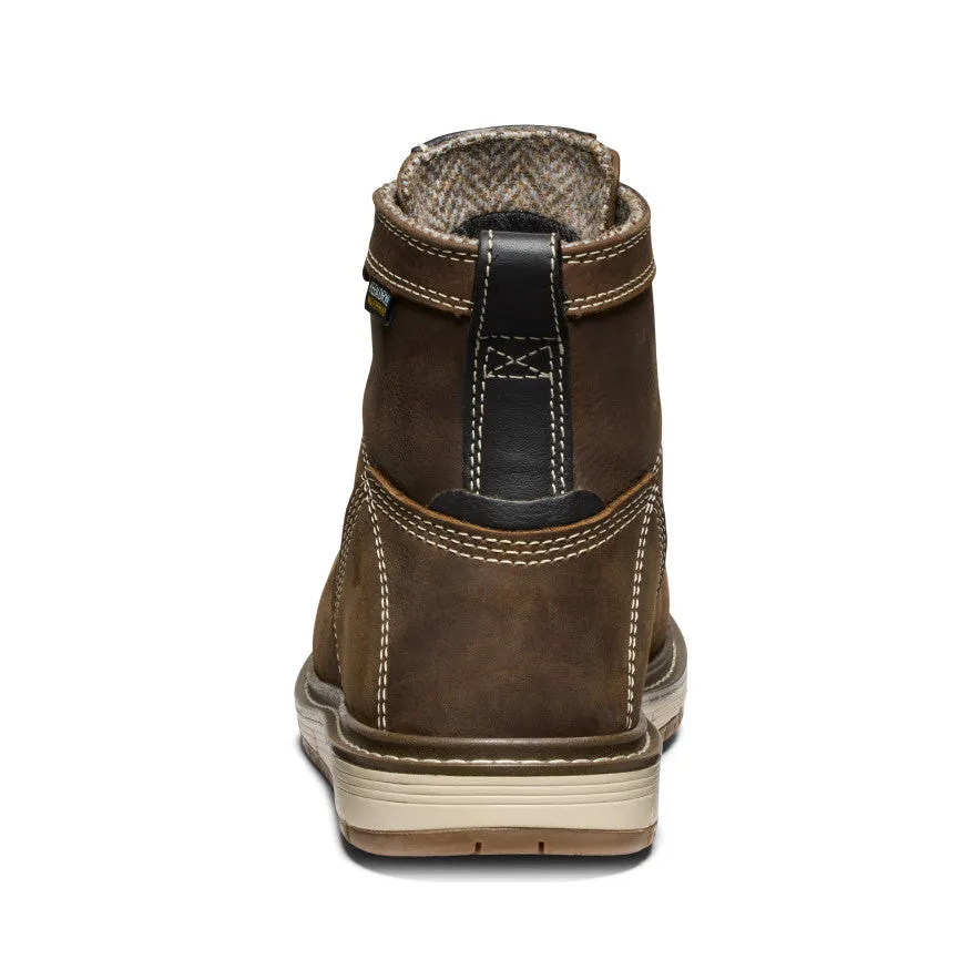 Keen Women's San Jose 6" Waterproof Boot (Aluminum Toe)  |  Cascade Brown/Gum
