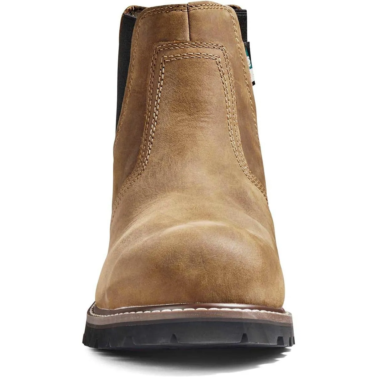 Kodiak Men's Mckinney Composite Toe Waterproof Chelsea Safety Work Boot -Brown- K4TCBN