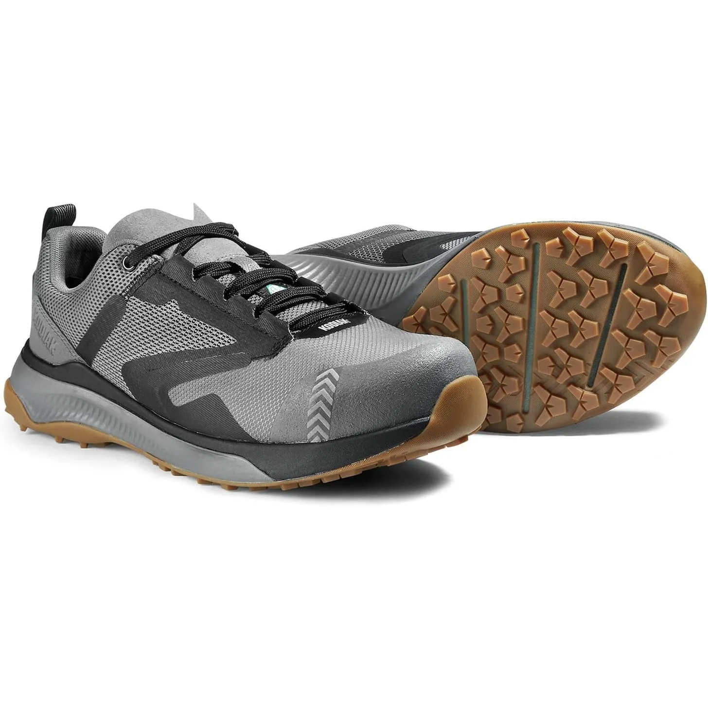Kodiak Men's Quicktrail Low Composite Toe Athletic Safety Work Shoe -Gray- 4TGYGY