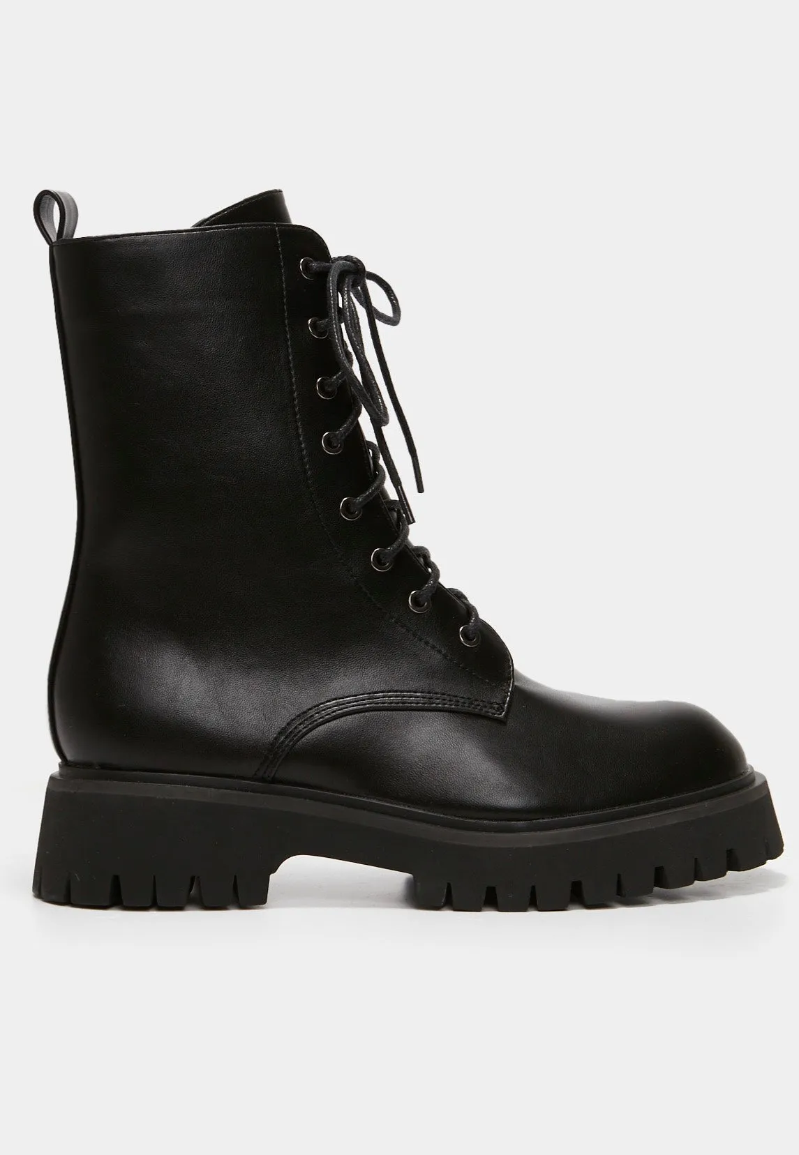 Koi Footwear - Anchor Military Lace Up Black - Girl Shoes