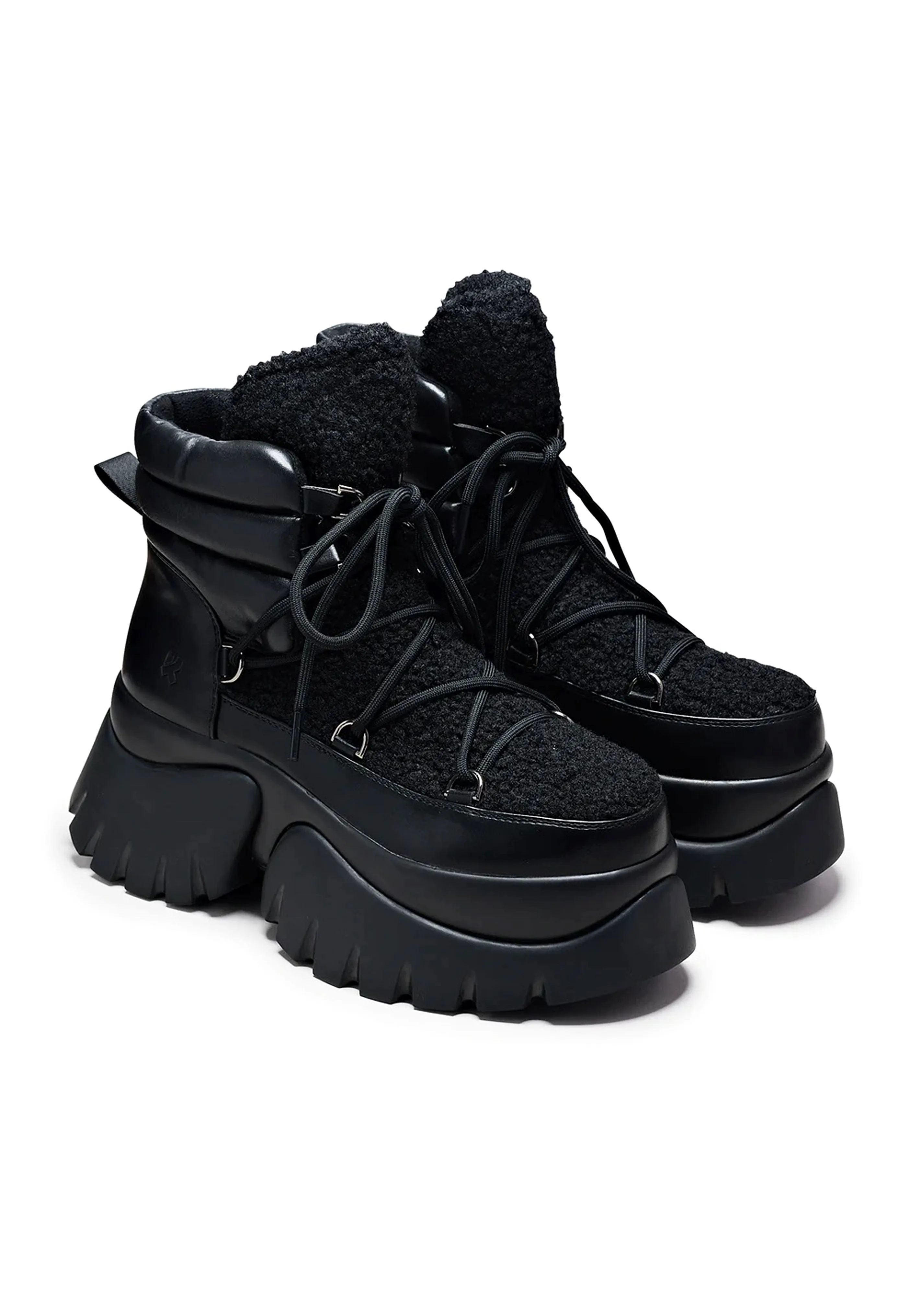 Koi Footwear - Black Fluffy Vilun Black - Girl Shoes