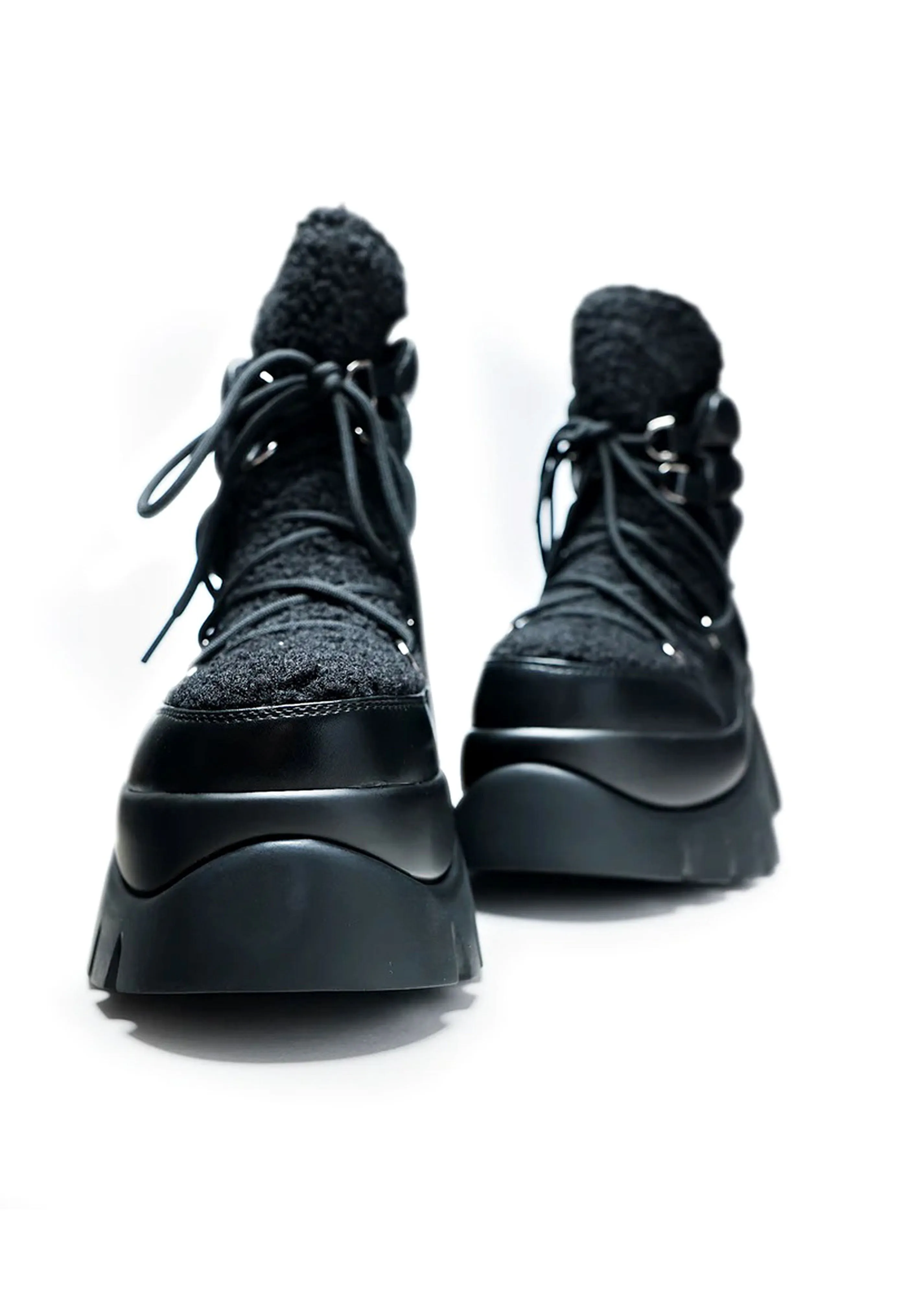 Koi Footwear - Black Fluffy Vilun Black - Girl Shoes