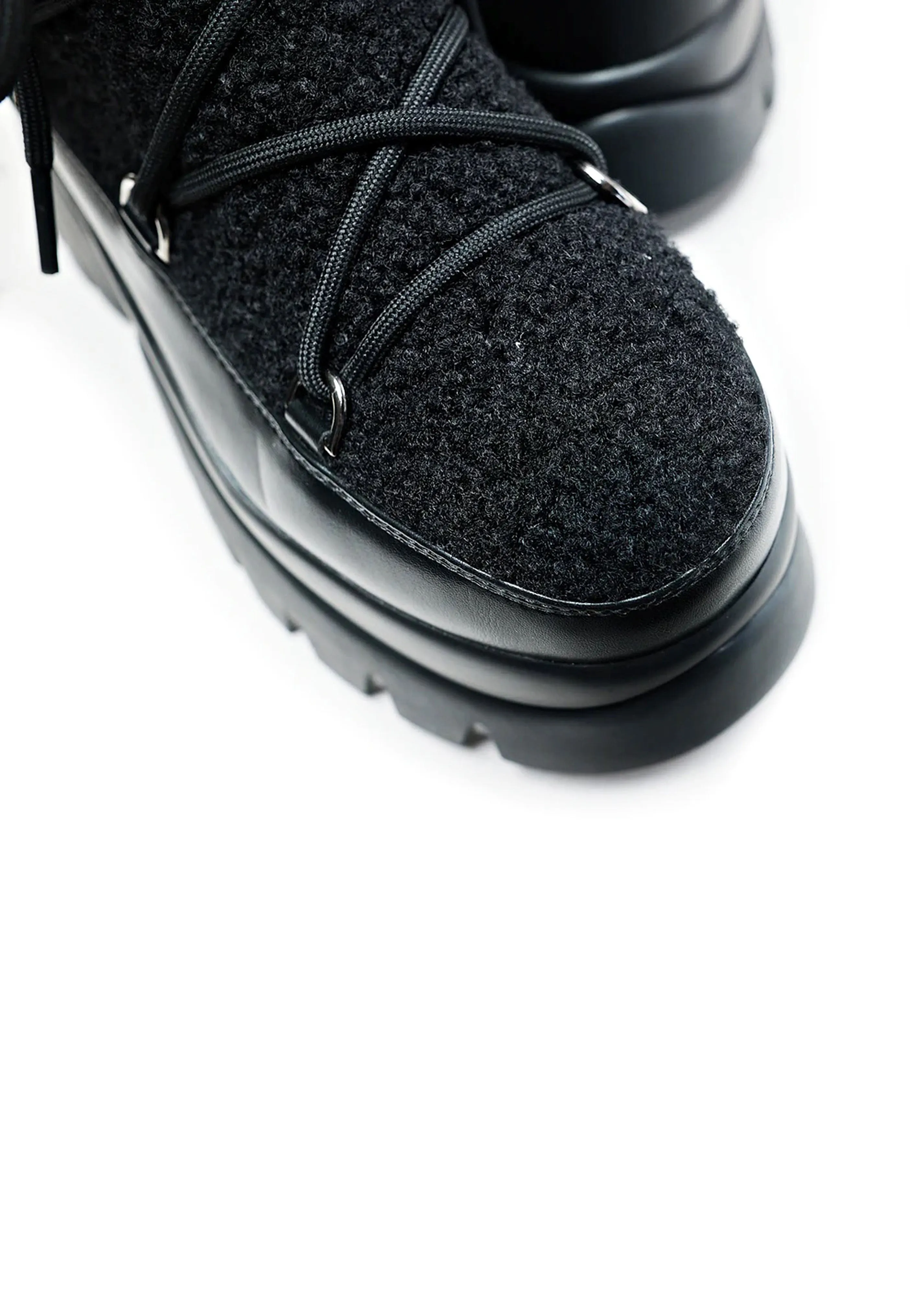 Koi Footwear - Black Fluffy Vilun Black - Girl Shoes