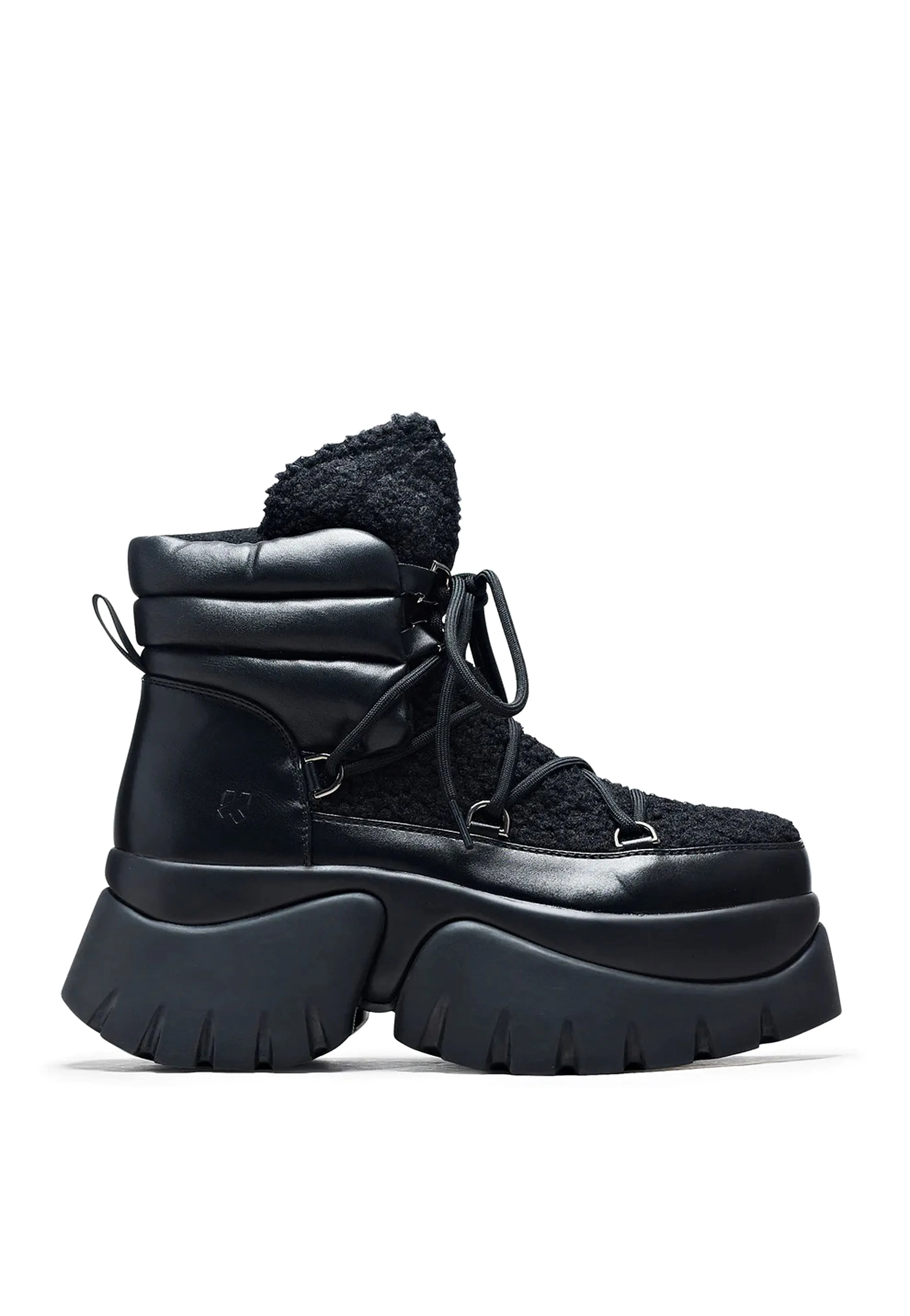 Koi Footwear - Black Fluffy Vilun Black - Girl Shoes