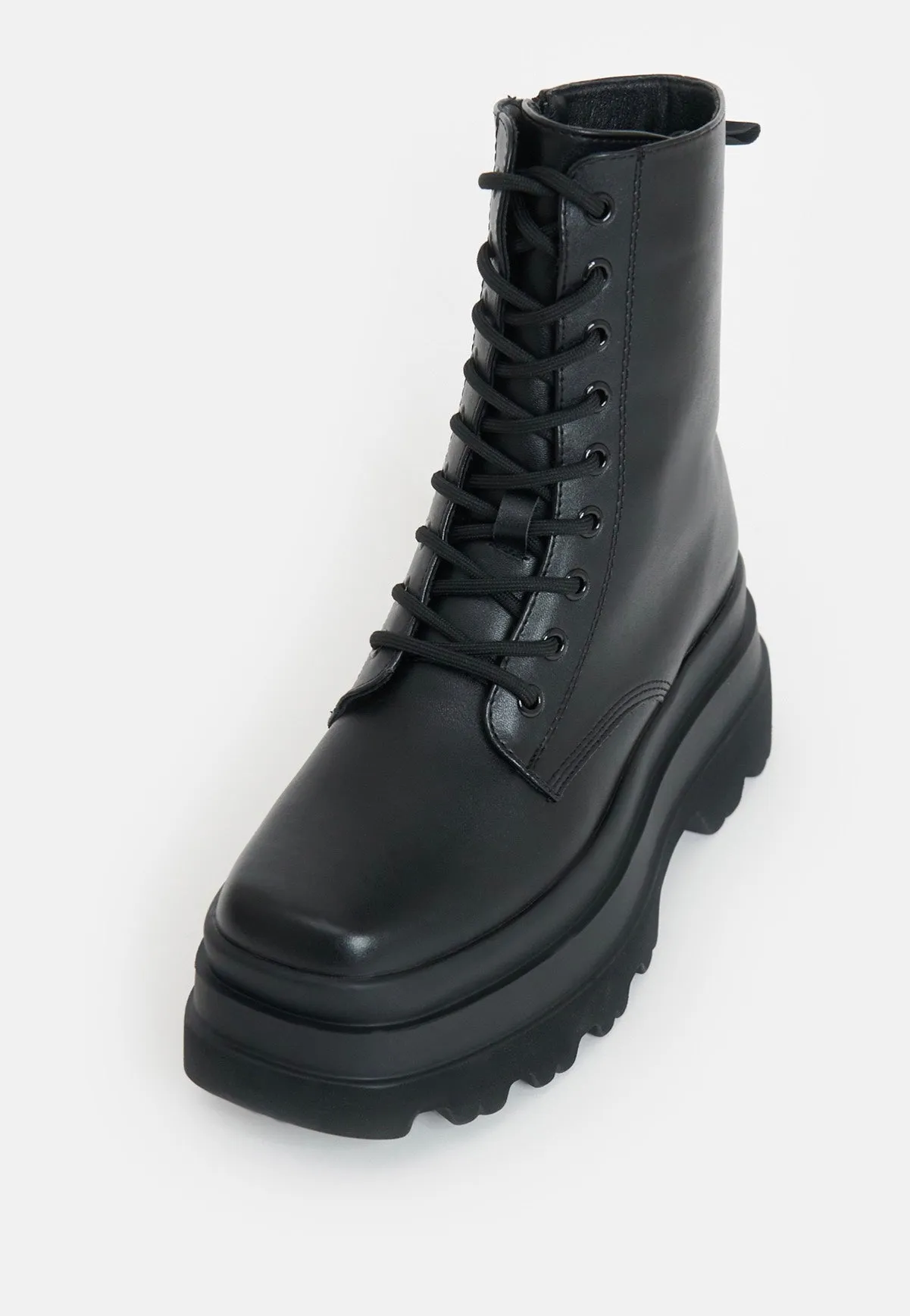 Koi Footwear - Deathwatch Trident Platform Black - Girl Shoes
