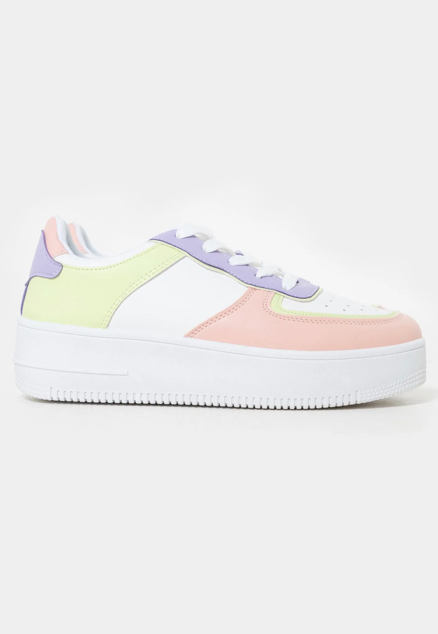Koi Footwear - Pastel Burst Platform Multi - Girl Shoes