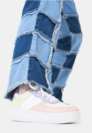 Koi Footwear - Pastel Burst Platform Multi - Girl Shoes