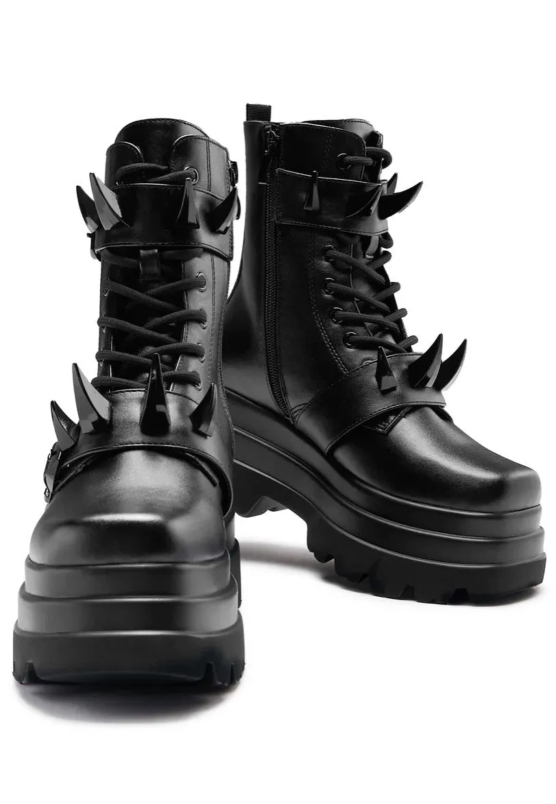 Koi Footwear - Santoku Trident Spike Platform Black - Girl Shoes