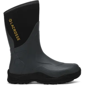 Lacrosse Men's Alpha Agility 12" Waterproof Pull On Field Work Boot -Black- 336881