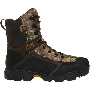 Lacrosse Men's Cold Snap 9" Plain Toe Pac Waterproof 1200G Hunt Boot Mossy Oak 566710