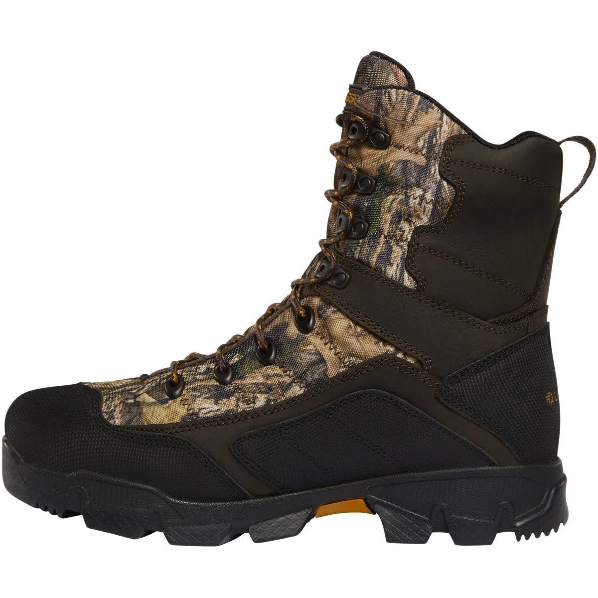 Lacrosse Men's Cold Snap 9" Plain Toe Pac Waterproof 1200G Hunt Boot Mossy Oak 566710