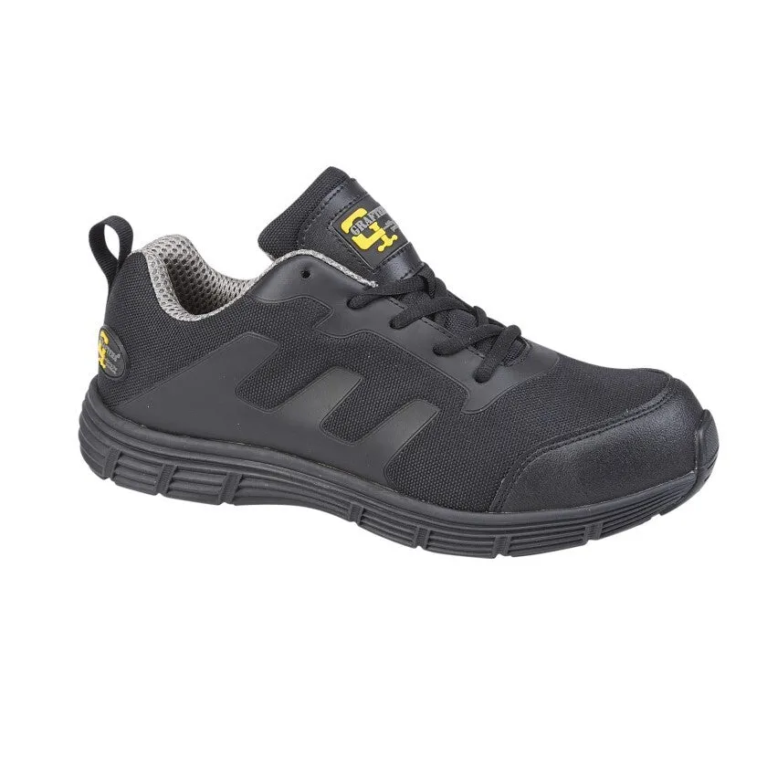 M080A Mens Safety Trainers Black