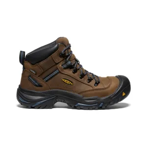Men's Braddock AL Waterproof Mid (Steel Toe)  |  Bison/Ensign Blue KEEN