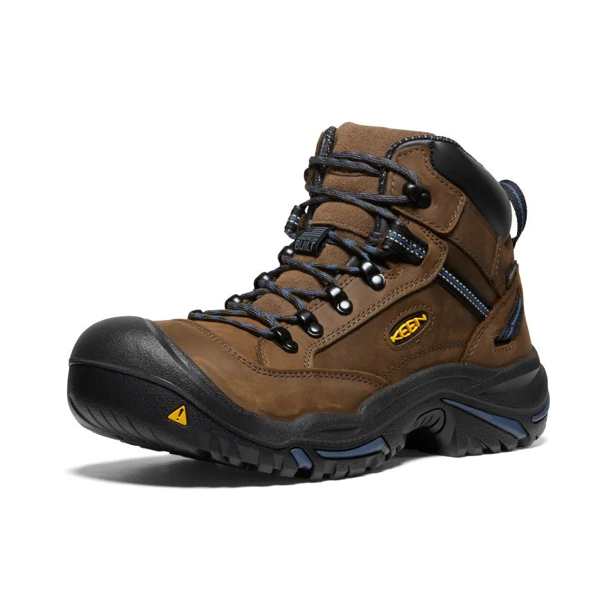 Men's Braddock AL Waterproof Mid (Steel Toe)  |  Bison/Ensign Blue KEEN