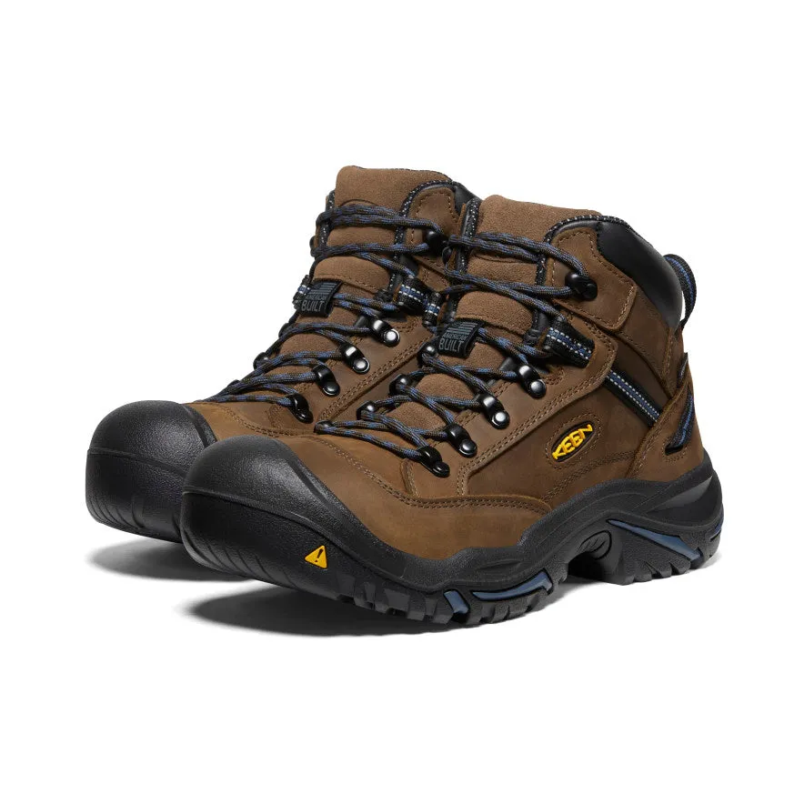 Men's Braddock AL Waterproof Mid (Steel Toe)  |  Bison/Ensign Blue KEEN