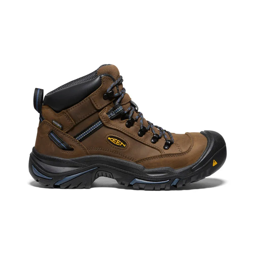 Men's Braddock AL Waterproof Mid (Steel Toe)  |  Bison/Ensign Blue KEEN
