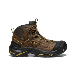 Men's Braddock Waterproof Mid (Steel Toe)  |  Cascade Brown/Tawny Olive KEEN