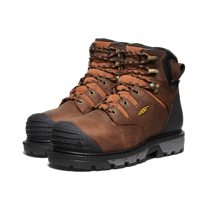 Men's Camden 6" Waterproof Boot INT MET (Carbon Toe)  |  Leather Brown/Black KEEN