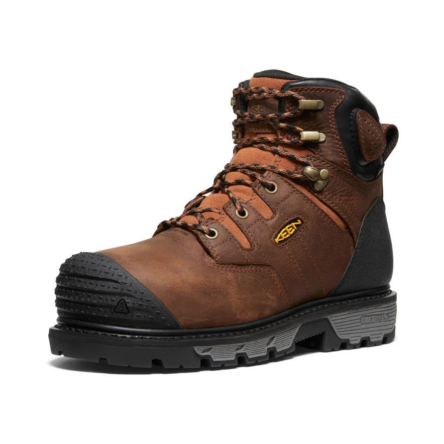 Men's Camden 6" Waterproof Boot INT MET (Carbon Toe)  |  Leather Brown/Black KEEN