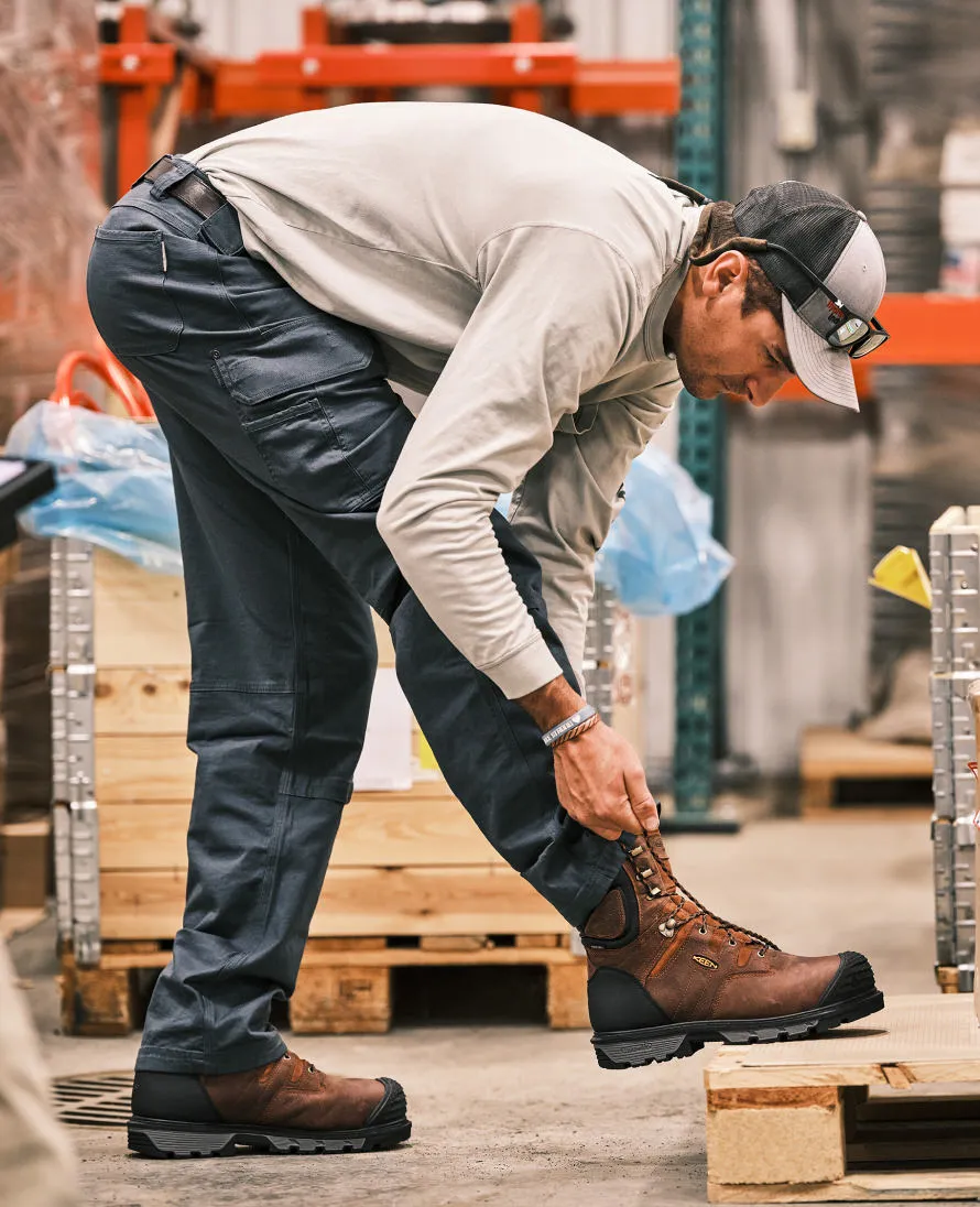 Men's Camden 6" Waterproof Boot INT MET (Carbon Toe)  |  Leather Brown/Black KEEN