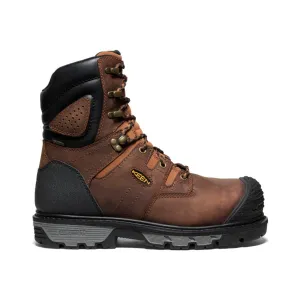 Men's Camden 8" Waterproof Boot (Carbon Toe)  |  Leather Brown/Black KEEN