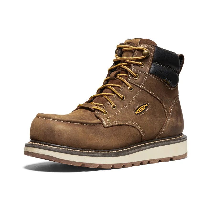 Men's Cincinnati 6" Waterproof Boot (Carbon Toe)  |  Belgian/Sandshell KEEN