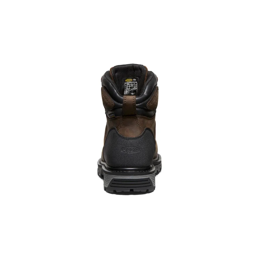 Men's CSA Camden 6" Waterproof Boot (Carbon Toe)  |  Dark Earth/Black KEEN
